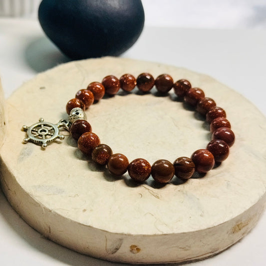 SUNSTONE 8MM BRACELET