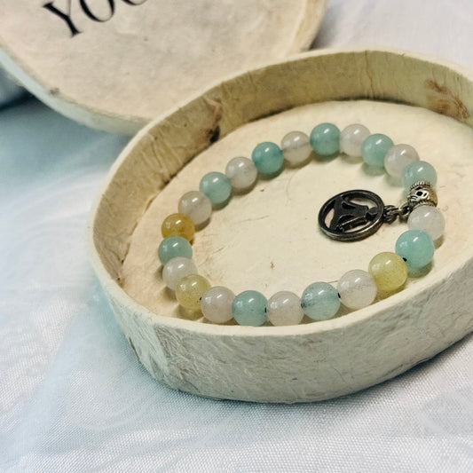 AMAZONITE 8MM BRACELET